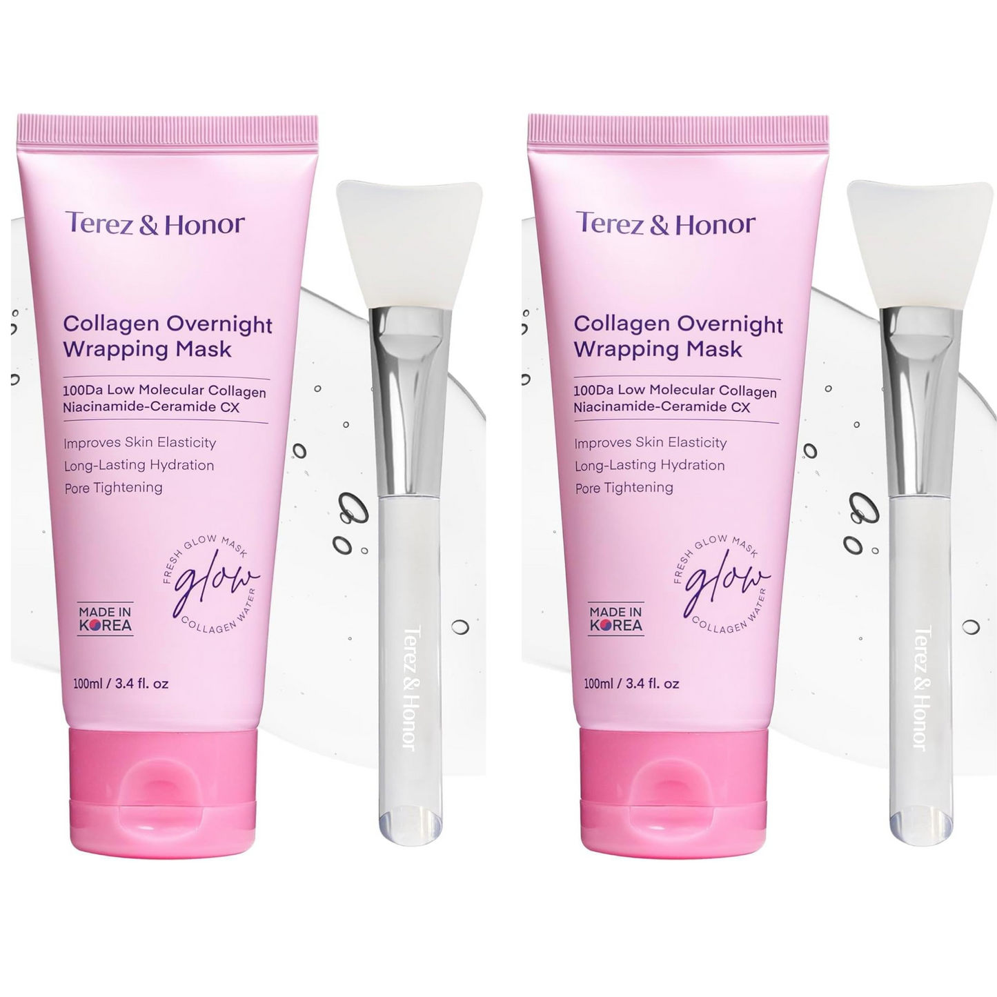 コラーゲン オーバーナイト ラッピングマスク 大容量100ml 2SET