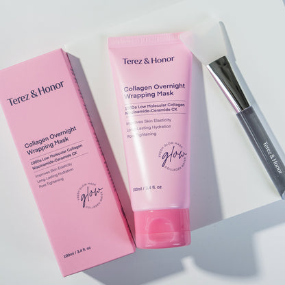 コラーゲン オーバーナイト ラッピングマスク 大容量100ml 2SET