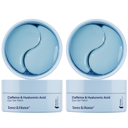 カフェイン＆ヒアルロン酸 目元パッチ (60枚入)2SET